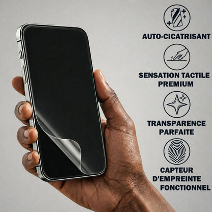 Information sur le film RegenScreenProtection pour téléphone.