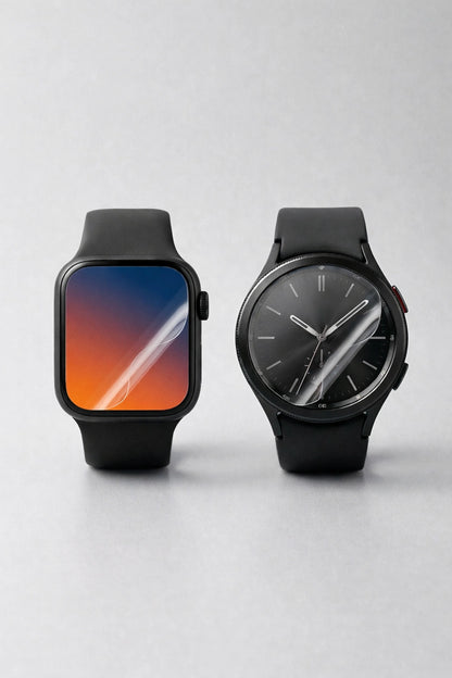 Présentation du film sur montre connectée et à aiguille.